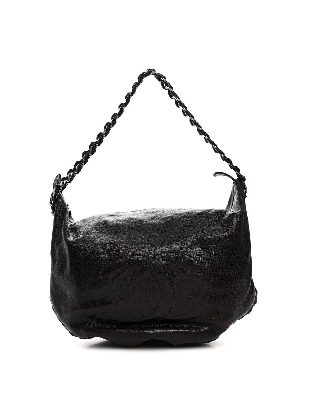 Chanel Glazed Caviar Modern Chain Hobo #341062C15B